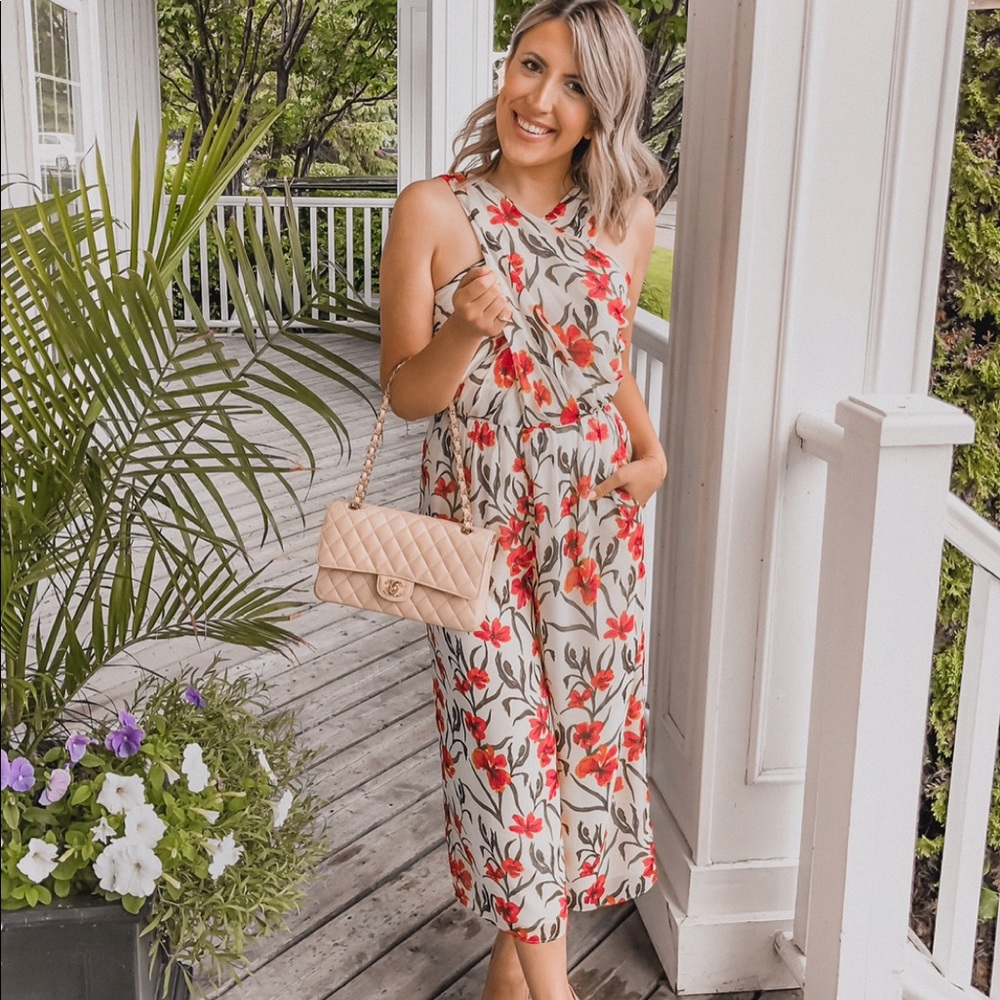 Little Moon Arabesque Floral Jumpsuit